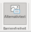 Alternativtext-Button unter Barrierefreiheit